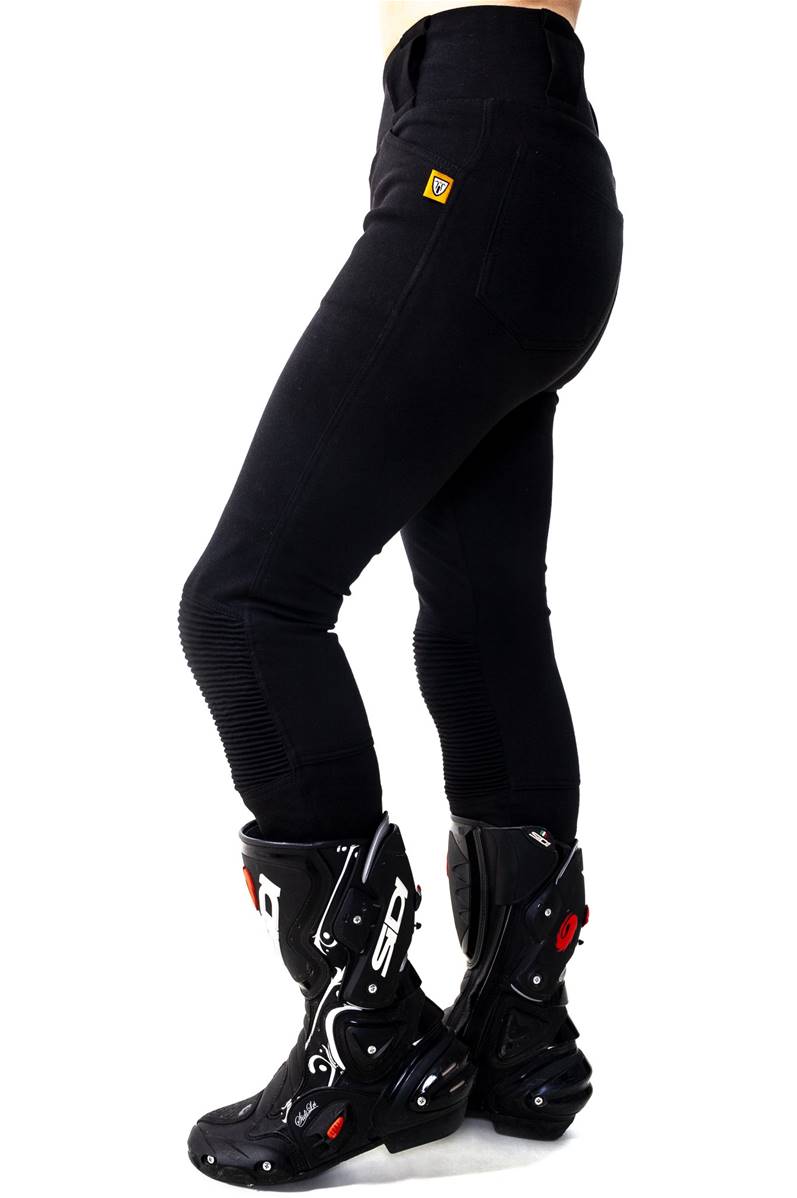 Legging De Moto Noir pour Femme Motarde